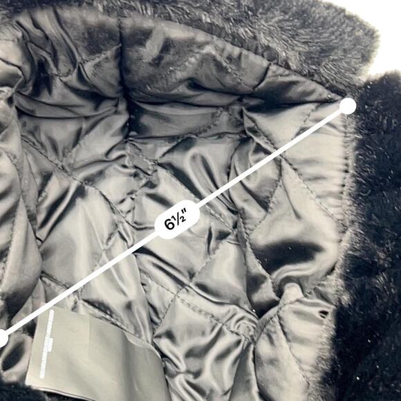 Hurley Black Faux Fur Trapper Ear Cover Winter Snow Outdoors Ski Hat Two Way - Picture 4 of 8